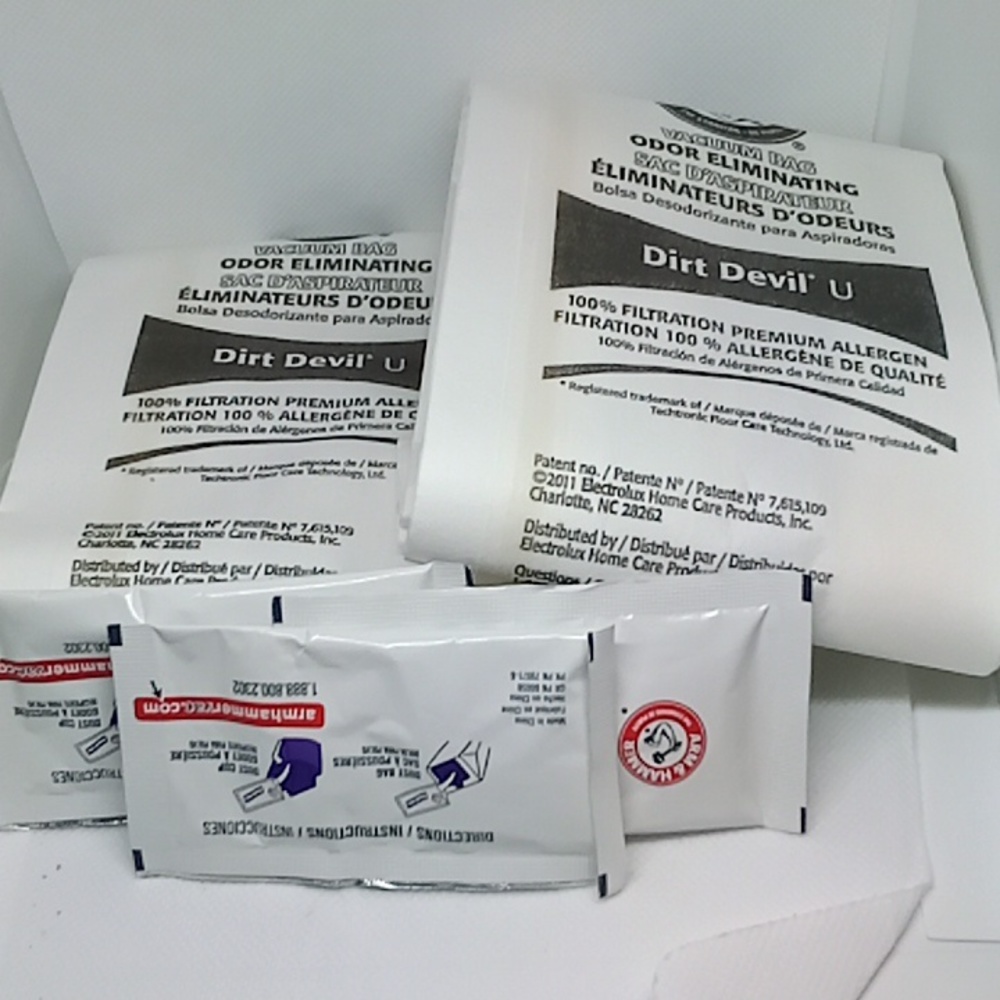 2 arm & Hammer dirt devil u vacuum bags